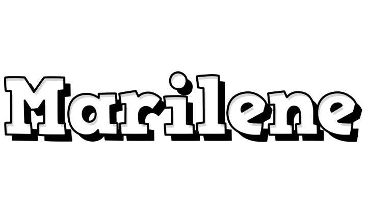 Marilene snowing logo