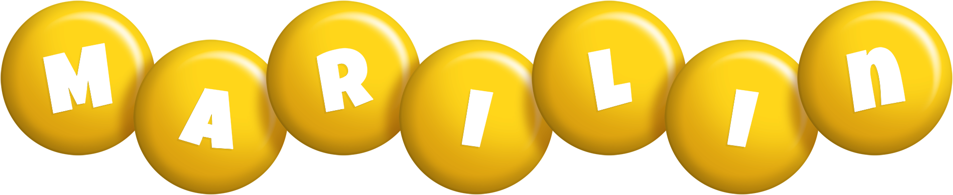 Marilin candy-yellow logo
