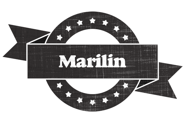 Marilin grunge logo