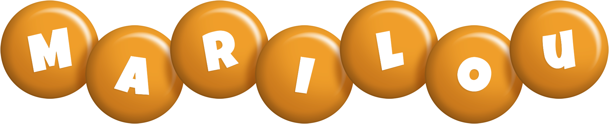 Marilou candy-orange logo