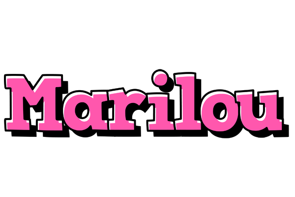 Marilou girlish logo