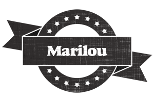 Marilou grunge logo