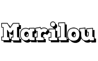 Marilou snowing logo