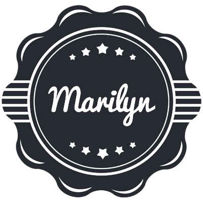 Marilyn badge logo