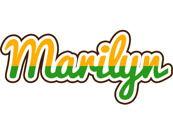 Marilyn banana logo