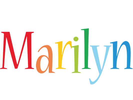Marilyn birthday logo