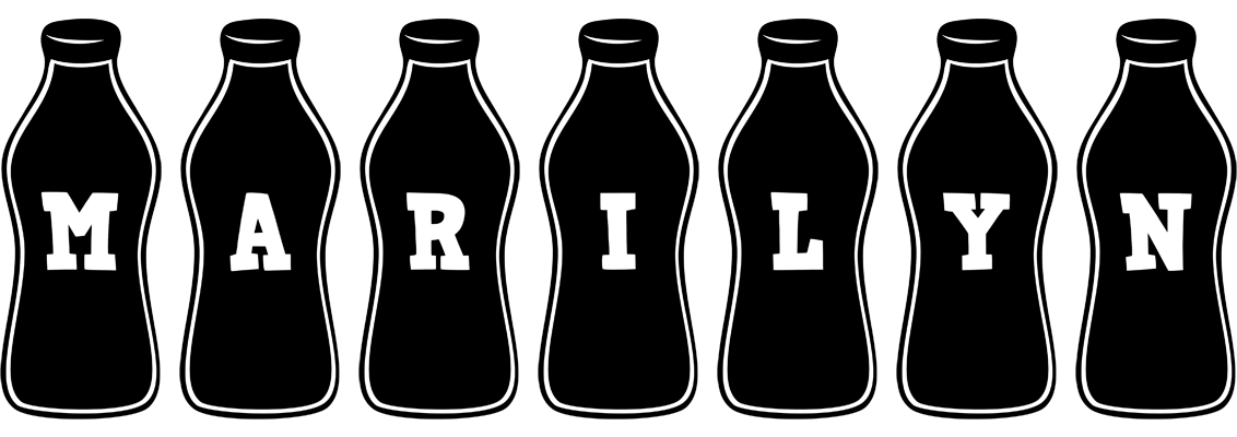 Marilyn bottle logo