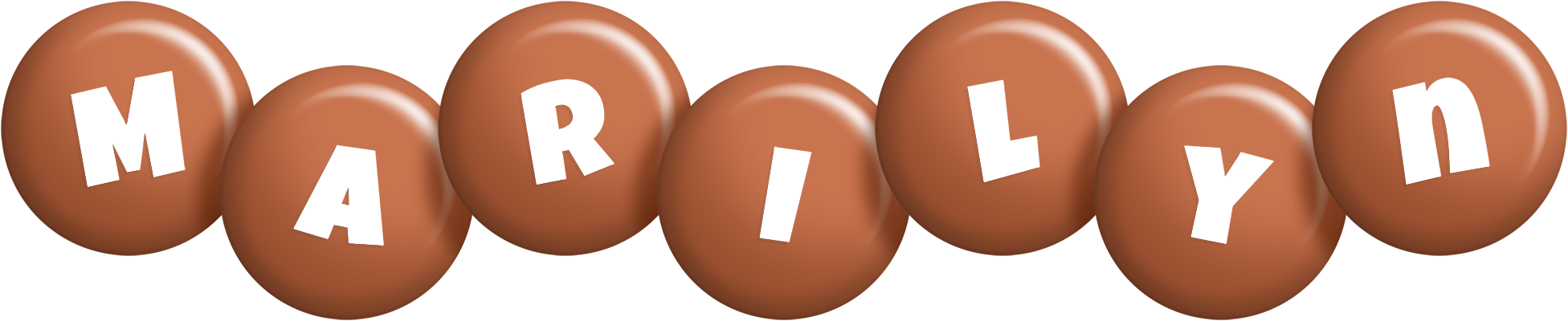 Marilyn candy-brown logo