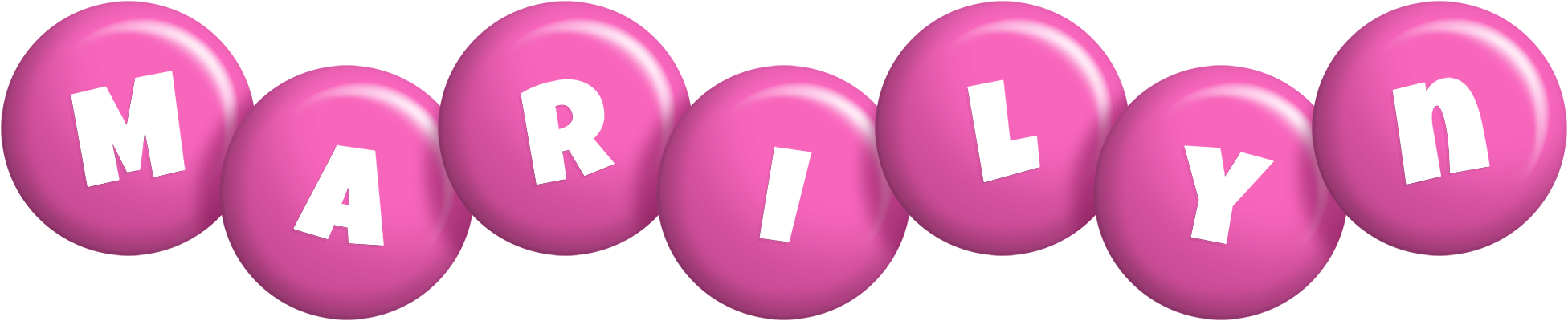 Marilyn candy-pink logo