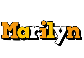 Marilyn cartoon logo