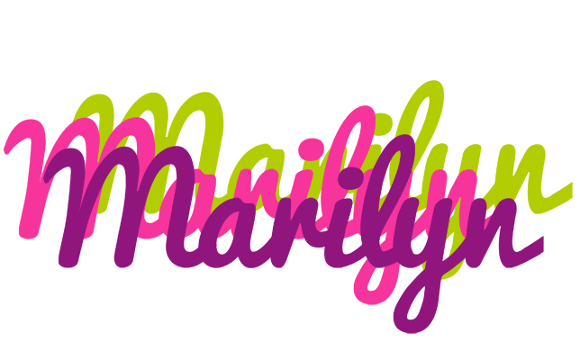 Marilyn flowers logo