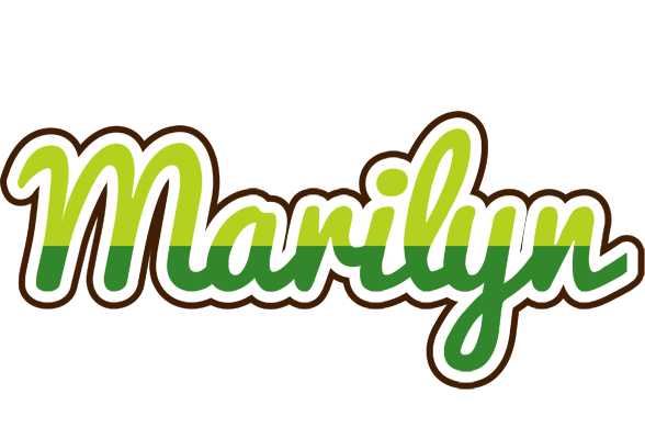 Marilyn golfing logo