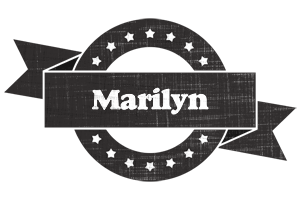 Marilyn grunge logo