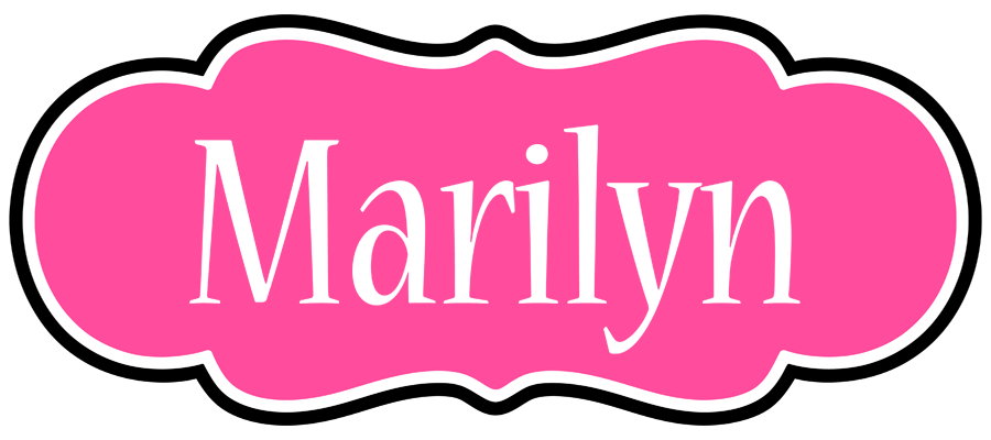 Marilyn invitation logo