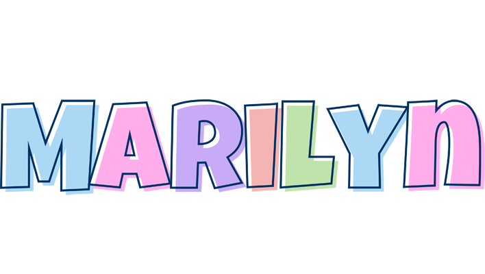 Marilyn pastel logo