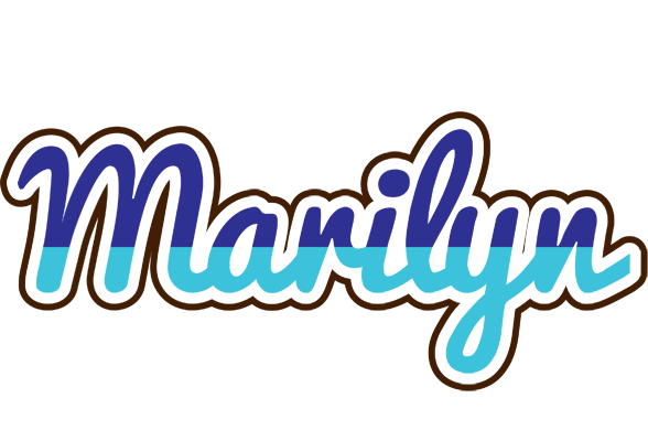 Marilyn raining logo