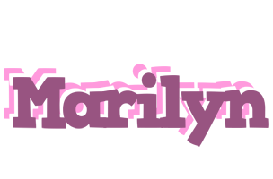 Marilyn relaxing logo