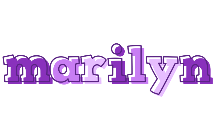 Marilyn sensual logo