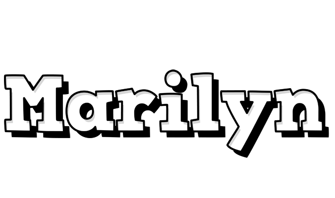 Marilyn snowing logo