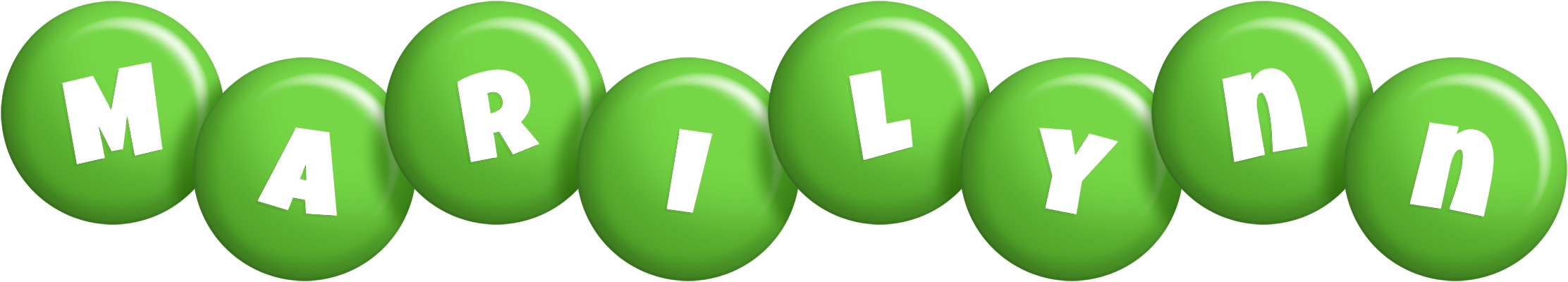 Marilynn candy-green logo