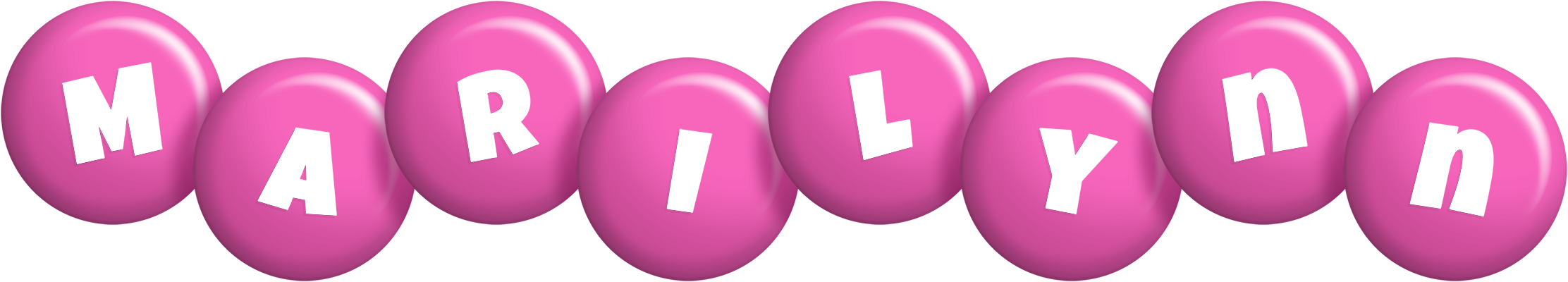 Marilynn candy-pink logo