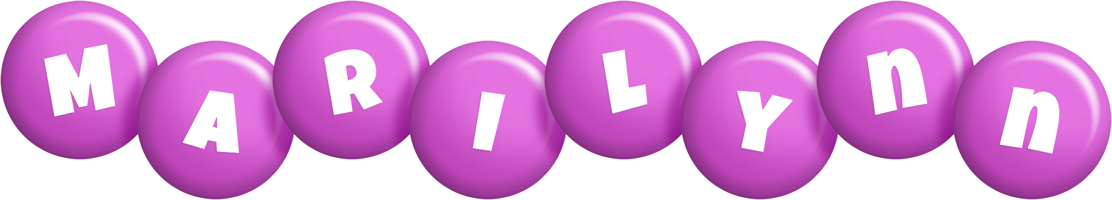 Marilynn candy-purple logo