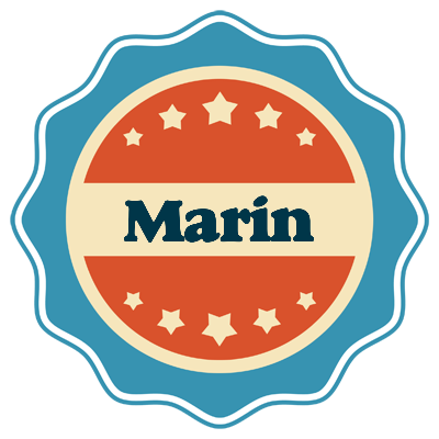 Marin labels logo