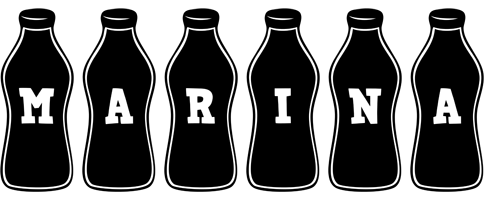 Marina bottle logo