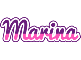 Marina cheerful logo