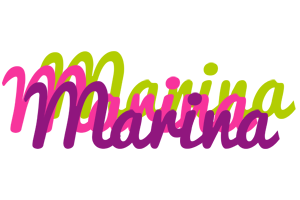Marina flowers logo