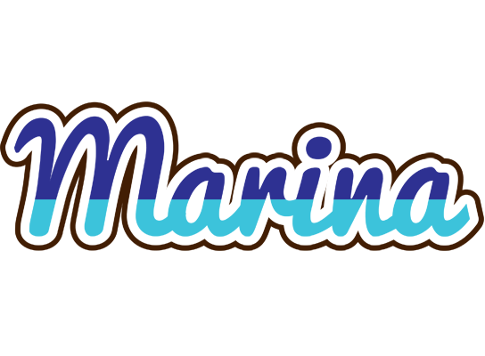 Marina raining logo