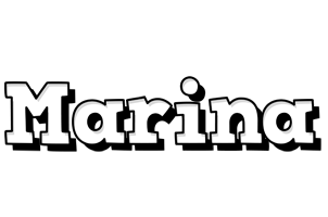 Marina snowing logo