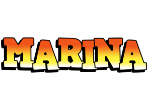 Marina sunset logo