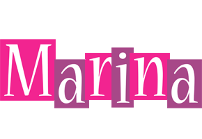 Marina whine logo