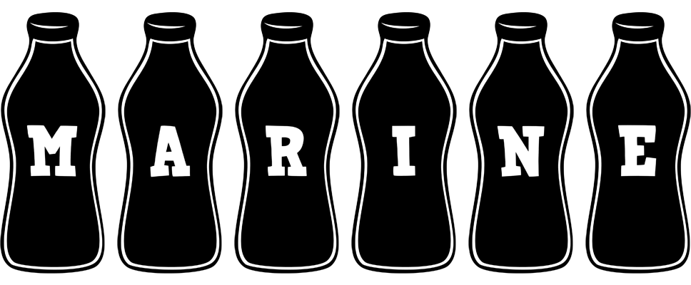 Marine bottle logo