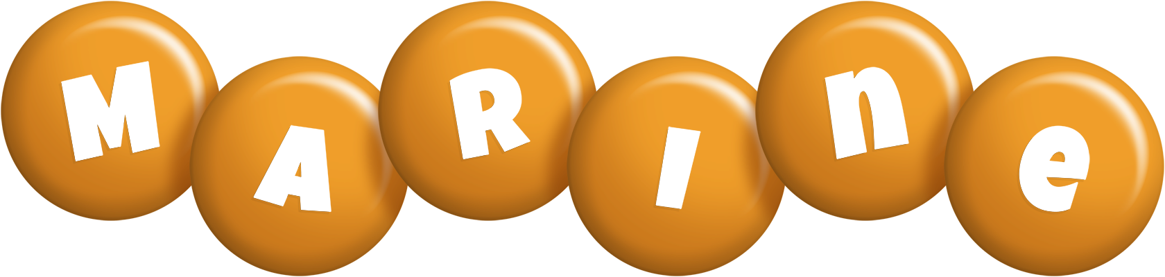 Marine candy-orange logo