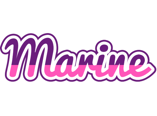 Marine cheerful logo