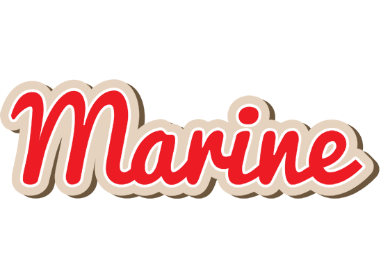 Marine chocolate logo