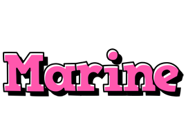 Marine girlish logo