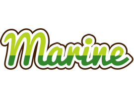 Marine golfing logo