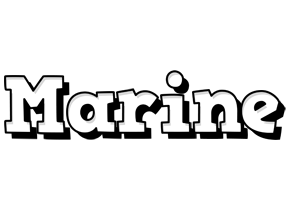 Marine snowing logo