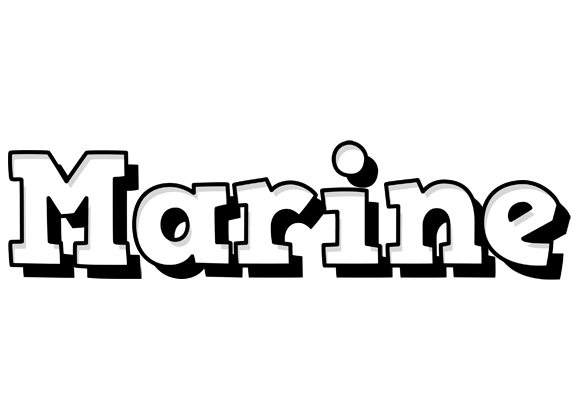 Marine snowing logo