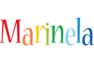 Marinela birthday logo