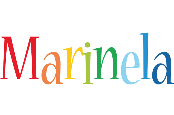 Marinela birthday logo