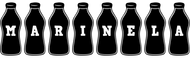 Marinela bottle logo