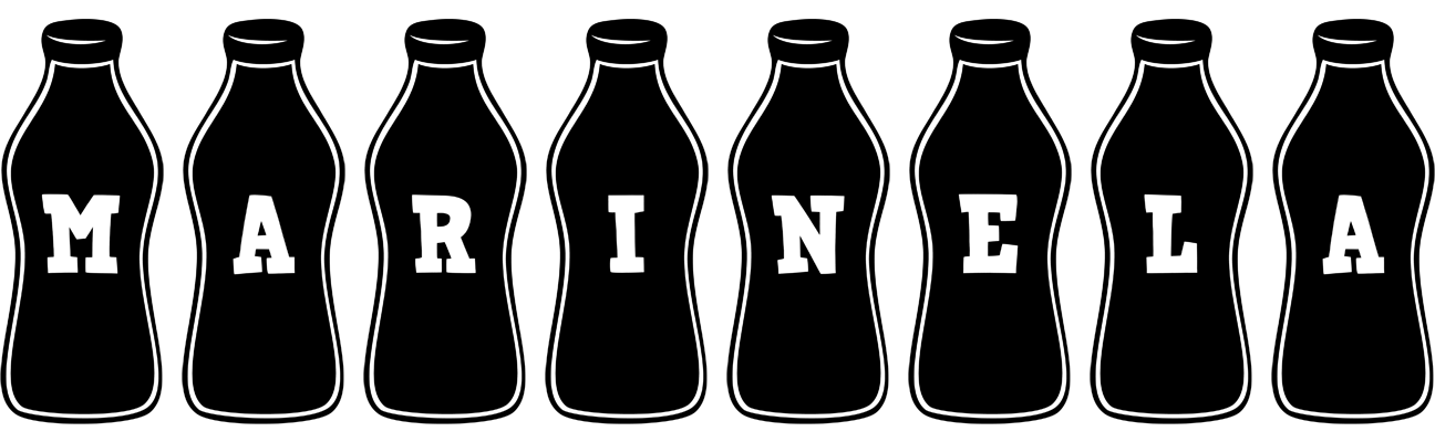 Marinela bottle logo