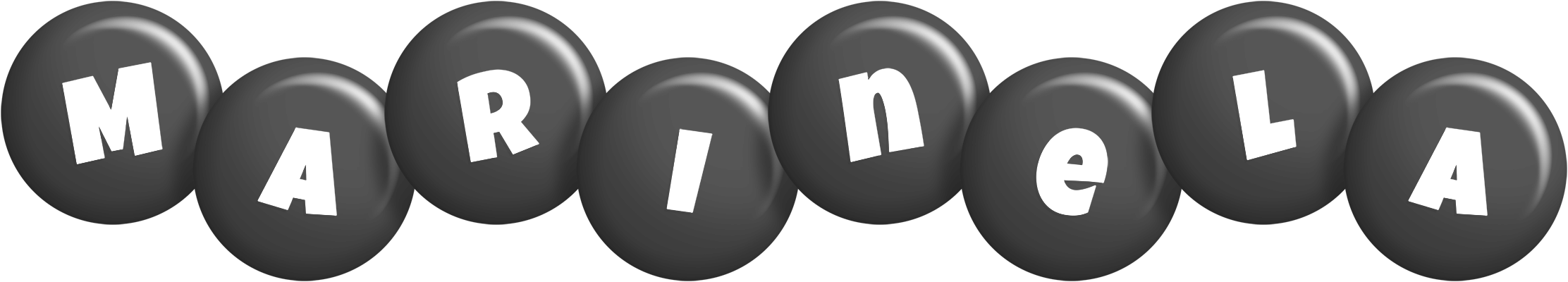 Marinela candy-black logo