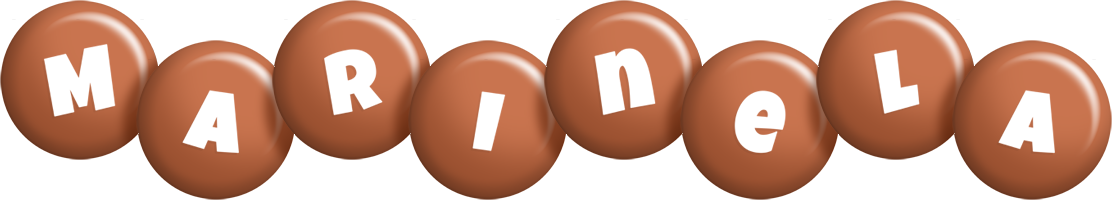 Marinela candy-brown logo