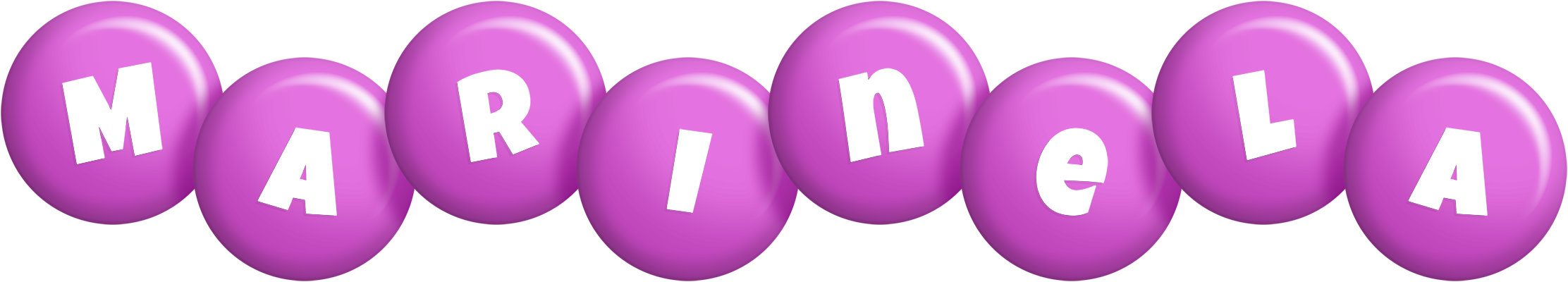 Marinela candy-purple logo