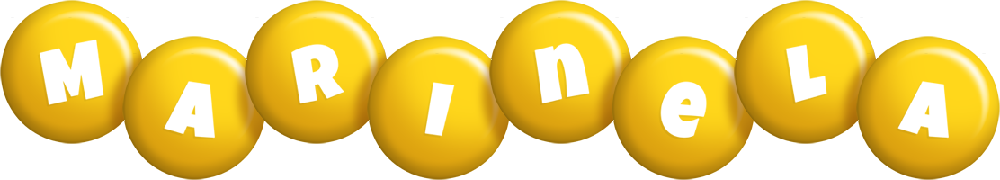 Marinela candy-yellow logo